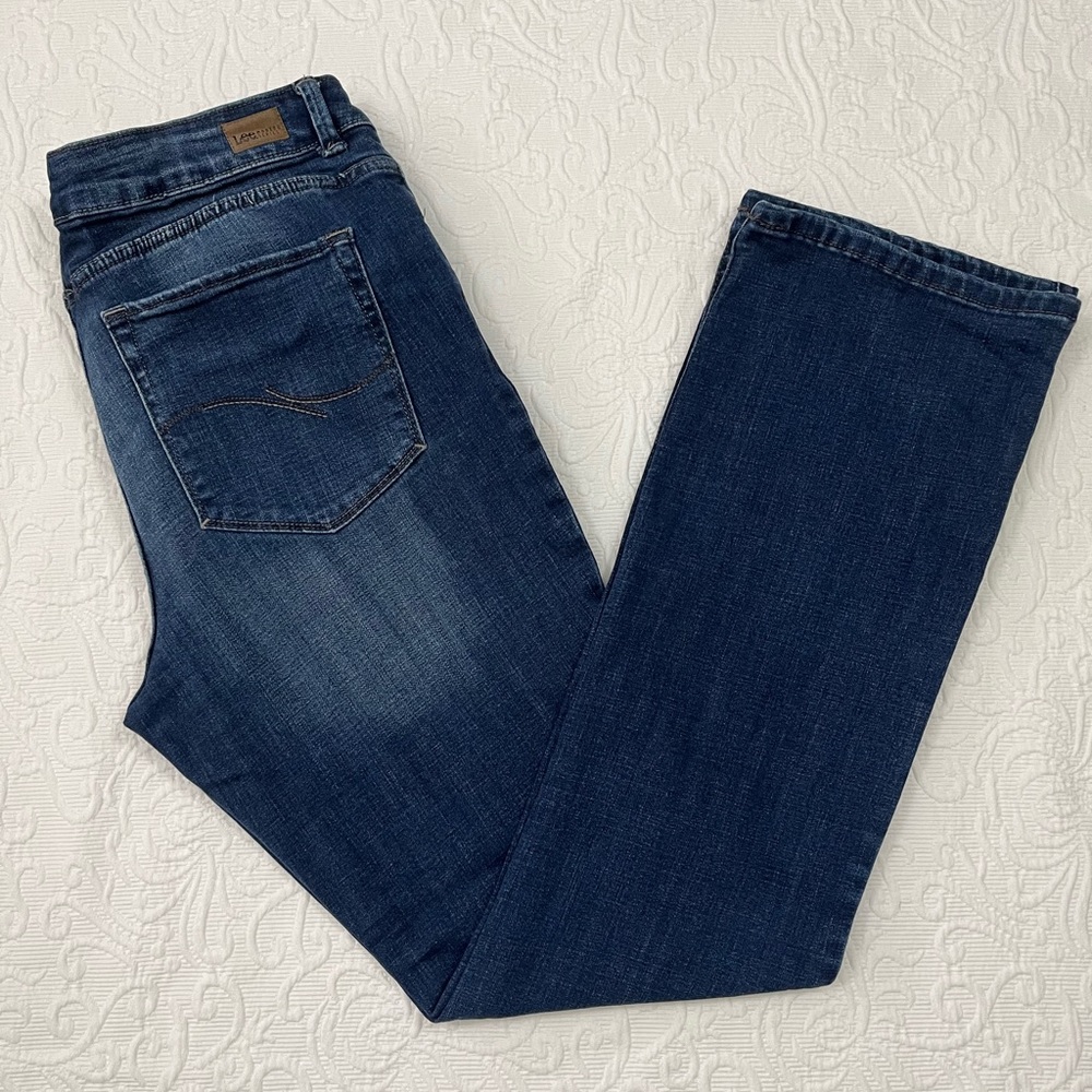 Lee 14 Long Bootcut Blue Jeans Curvy Fit Modern Series